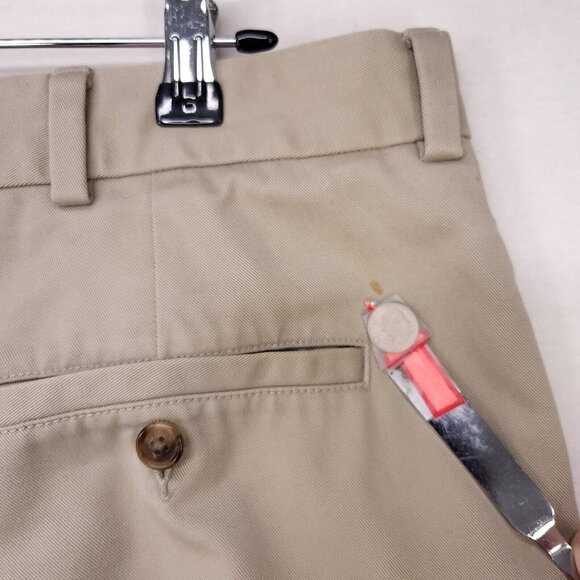 Brooks Brothers Pants Mens 38 x 30 Khaki Advantage Chino Clark Cotton - Picture 3 of 14